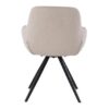 Eetkamerstoel Doreen - Beige - Boucle - Draaibaar